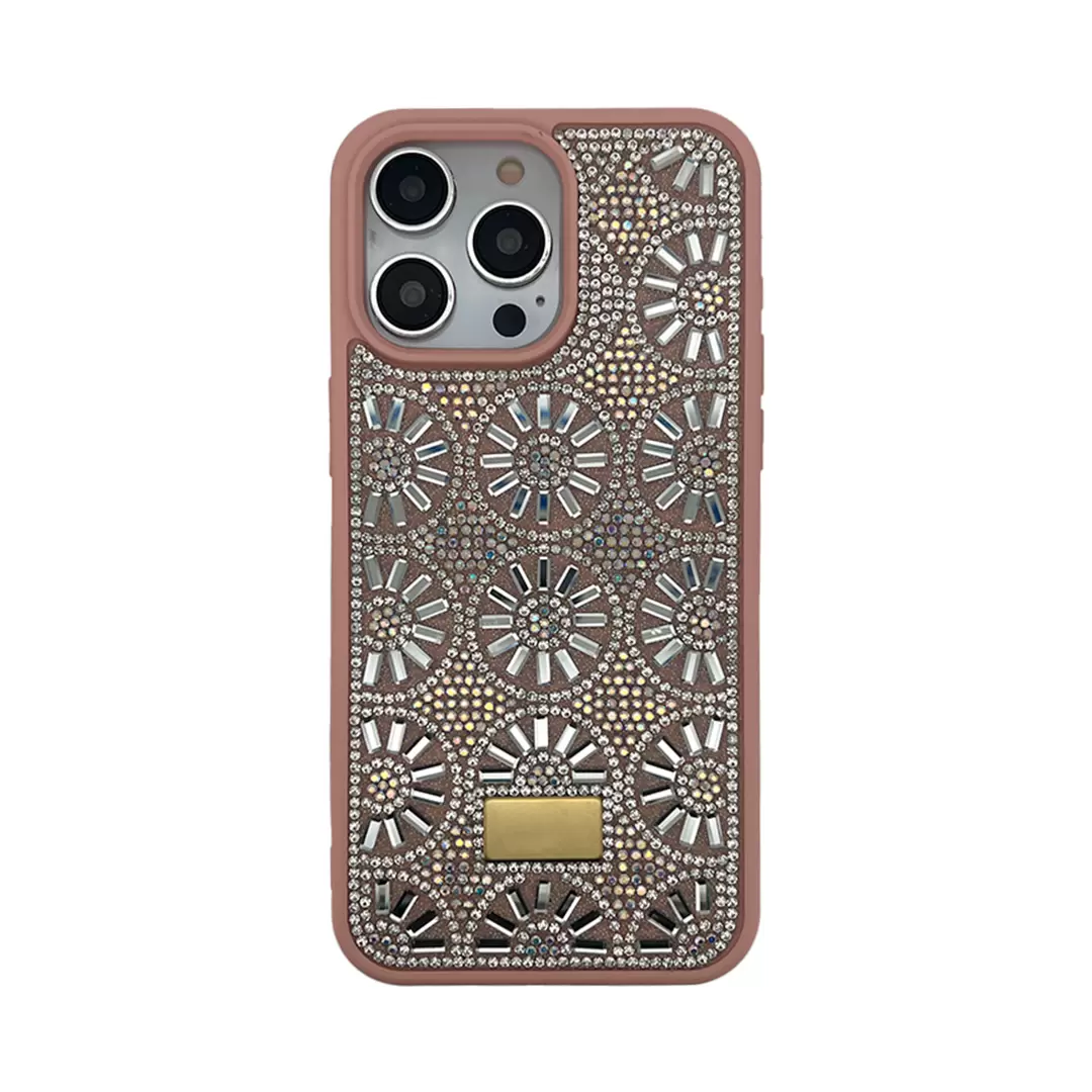 iPhone 15 Pro Max/iPhone 14 Pro Max Diamond sparkling case Pink